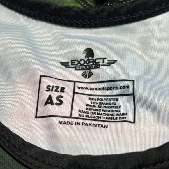 Exxact Sports Sublimated Adult Wrestling Singlet - Premium Powerlifting Singlet - Picture 10 of 11